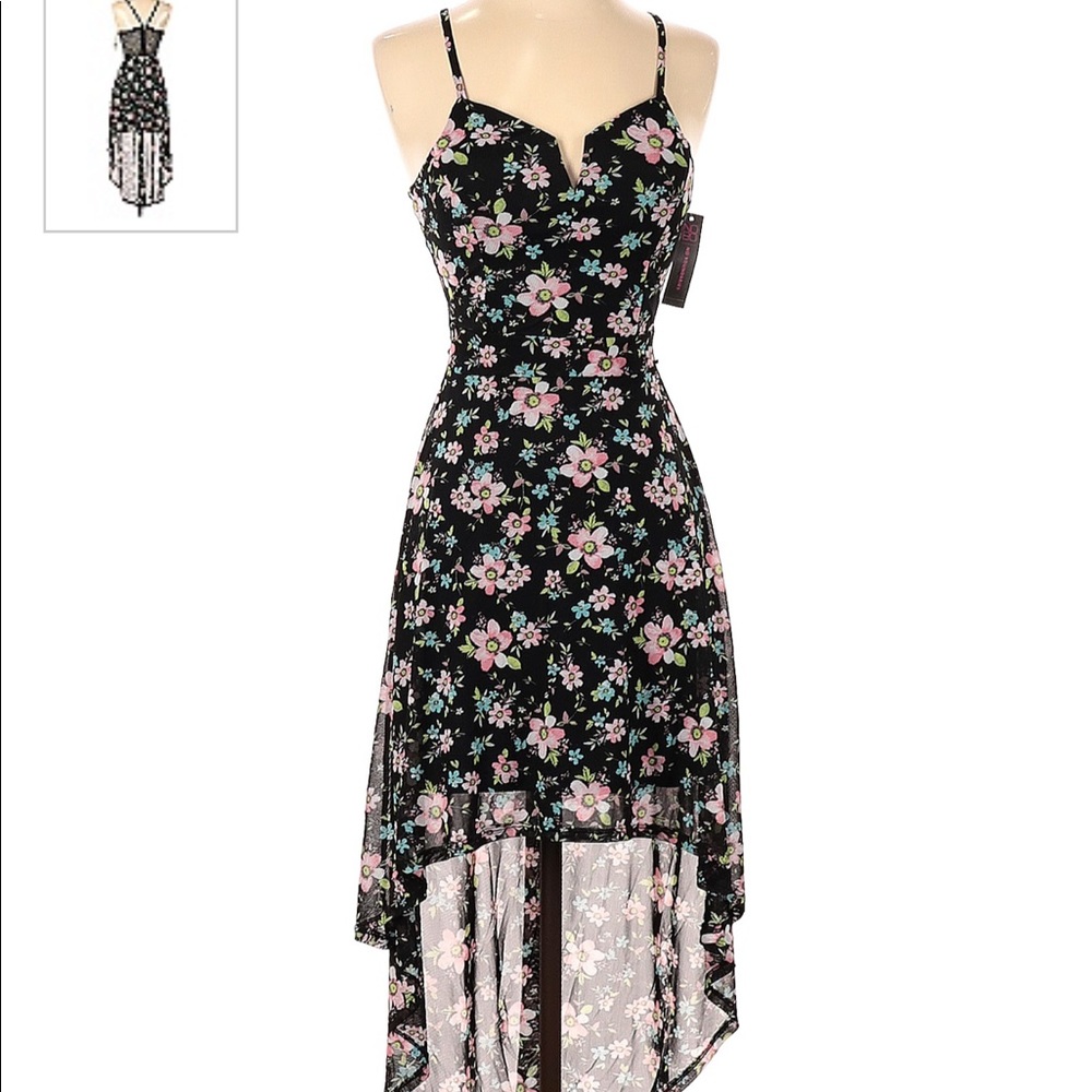 No Boundaries Floral Racerback Dress